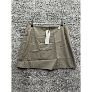 New‎ KOTN Women's Rosetta Crepe Skirt In Stone Size Large